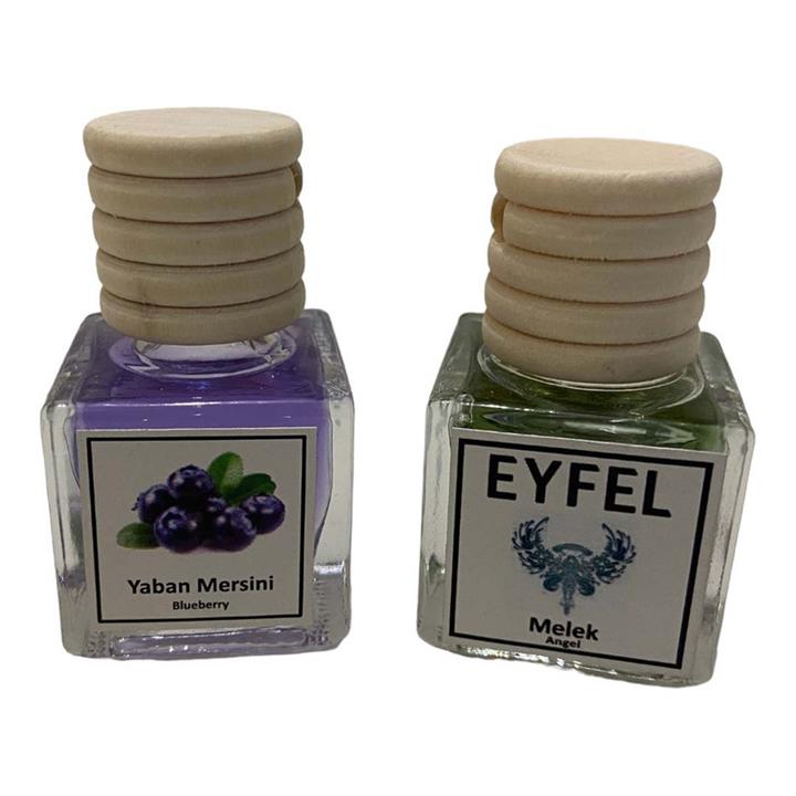 خوشبوکننده هوای خودرو ایفل مدل بلوبری و آنجل کد Angel-Blueberry حجم 10 میلی‌لیتر بسته 2 عددی